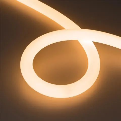 Светодиодная лента герметичная Arlight MOONLIGHT-TOP-FP-X1088-D25mm 24V Warm2300 (20 W/m, IP65, 5m, wire x1)