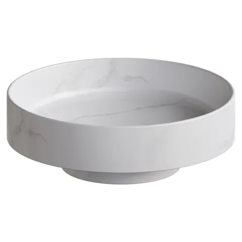 Раковина накладная Ø40 см ArmadiArt Sole Corian