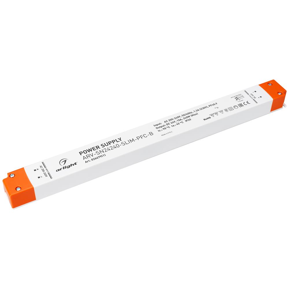 Блок питания Arlight ARV-SN24240-SLIM-PFC-B (24V, 10A, 240W)