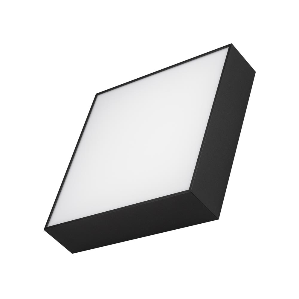 Светильник Arlight IM-QUADRO-EMERGENCY-3H-S250x250-28W Warm3000 (BK, 120 deg, 230V)