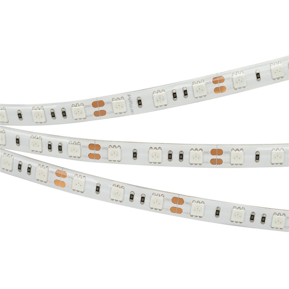 Светодиодная лента Arlight RTW 2-5000SE 12V Yellow 2x (5060, 300 LED, LUX)