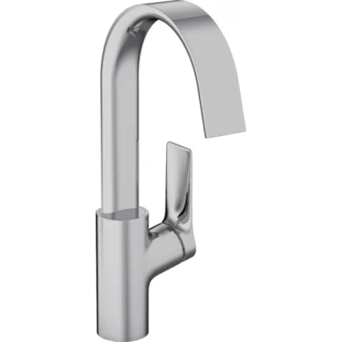 Смеситель для раковины Hansgrohe Vivenis, однорычажный, 210 с поворотным изливом, без сливного гарнитура, хром