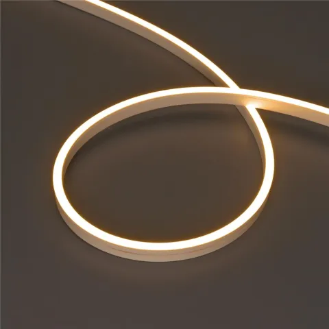 Светодиодная лента герметичная Arlight MOONLIGHT-SIDE-A120-06x12mm 24V Warm2700 (9.6 W/m, IP65, 5m, wire x2)