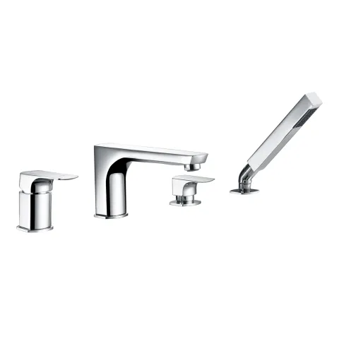 Смеситель на борт ванны WasserKRAFT Salm 2755, 4 отверстия