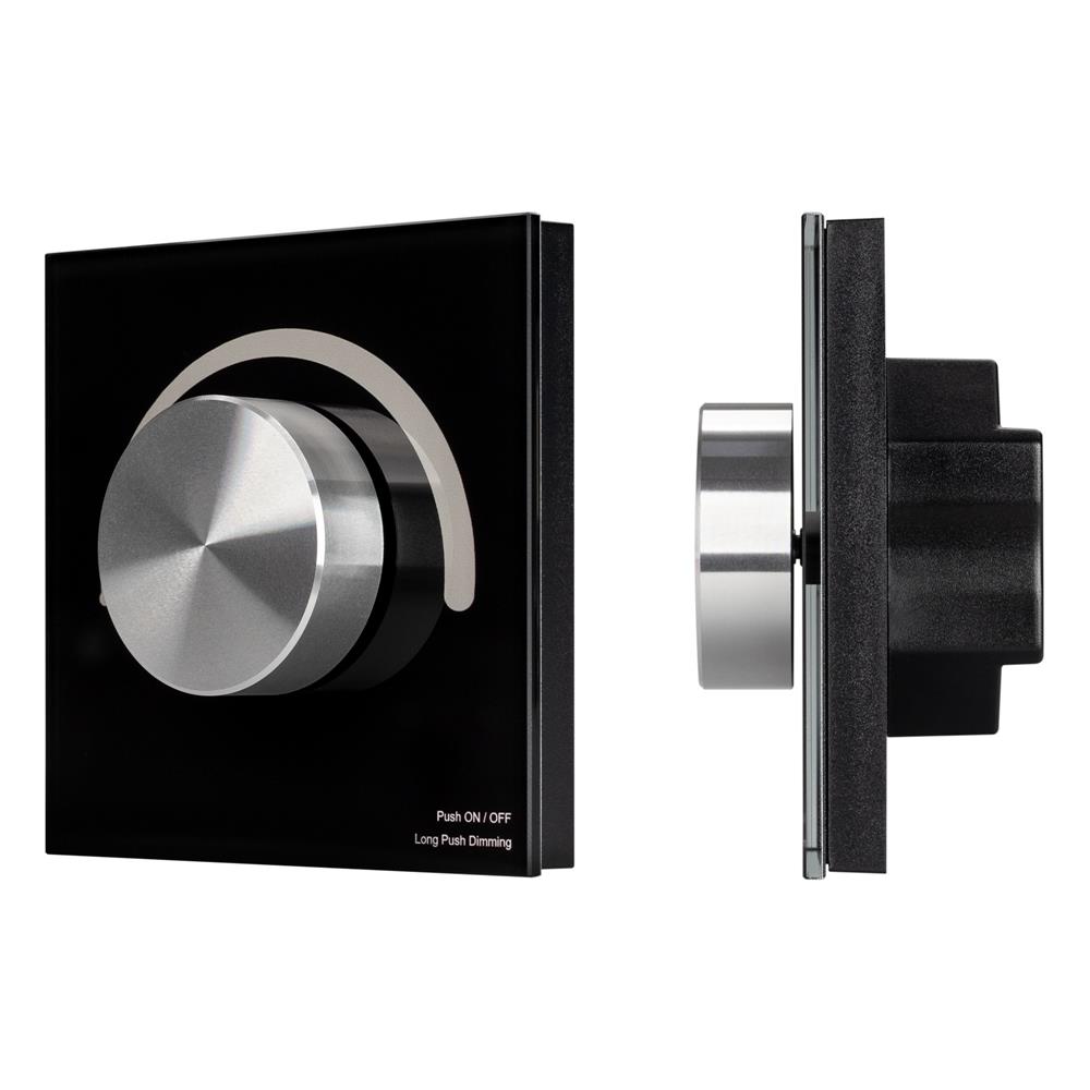 Панель Arlight SMART-P91-DIM-G-SUF Black (230V, Rotary, 2.4G)