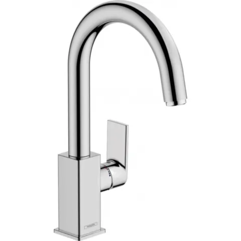 Смеситель для раковины 210, со сливным гарнитуром Hansgrohe Vernis Shape, хром