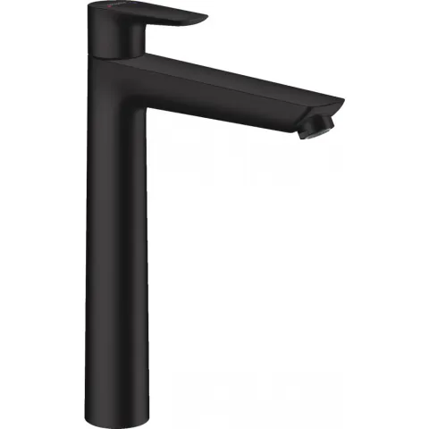 Смеситель для раковины Hansgrohe Talis E 240, однорычажный, без сливного набора, чёрный матовый