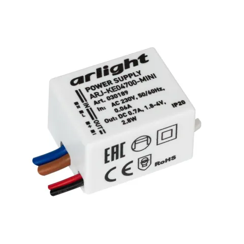 Блок питания Arlight ARJ-KE04700-MINI (2.8W, 700mA)