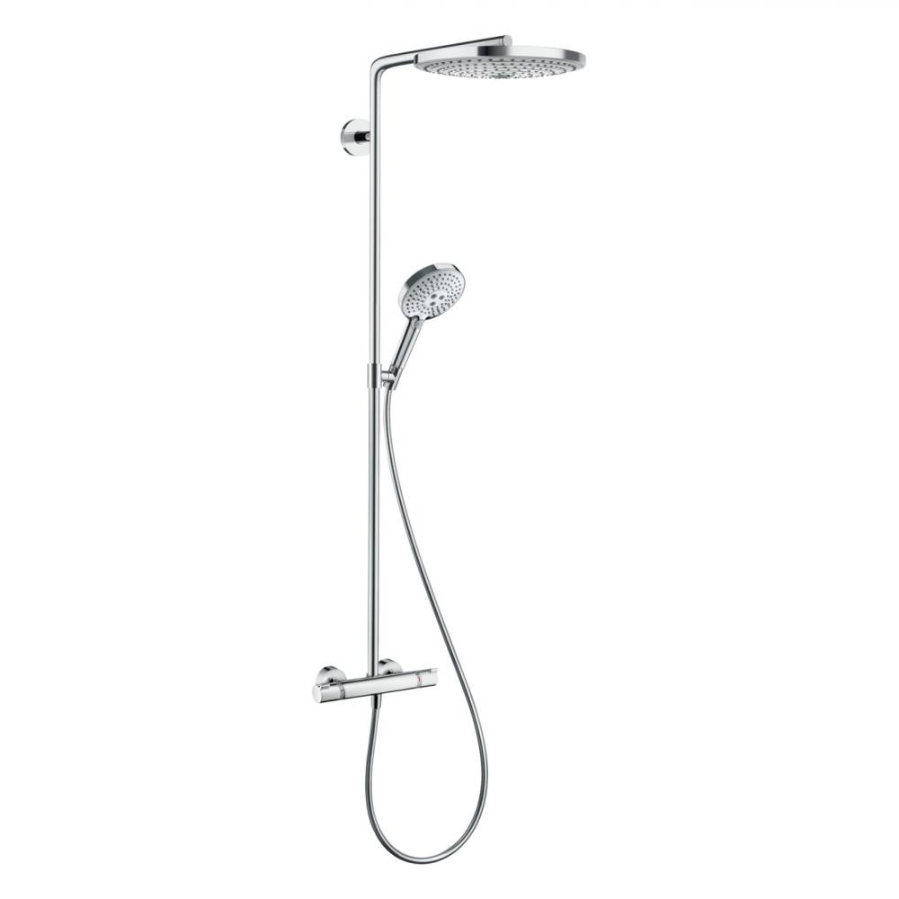 Душевая система Hansgrohe Raindance Select S S300 2jet Showerpipe с термостатом, хром