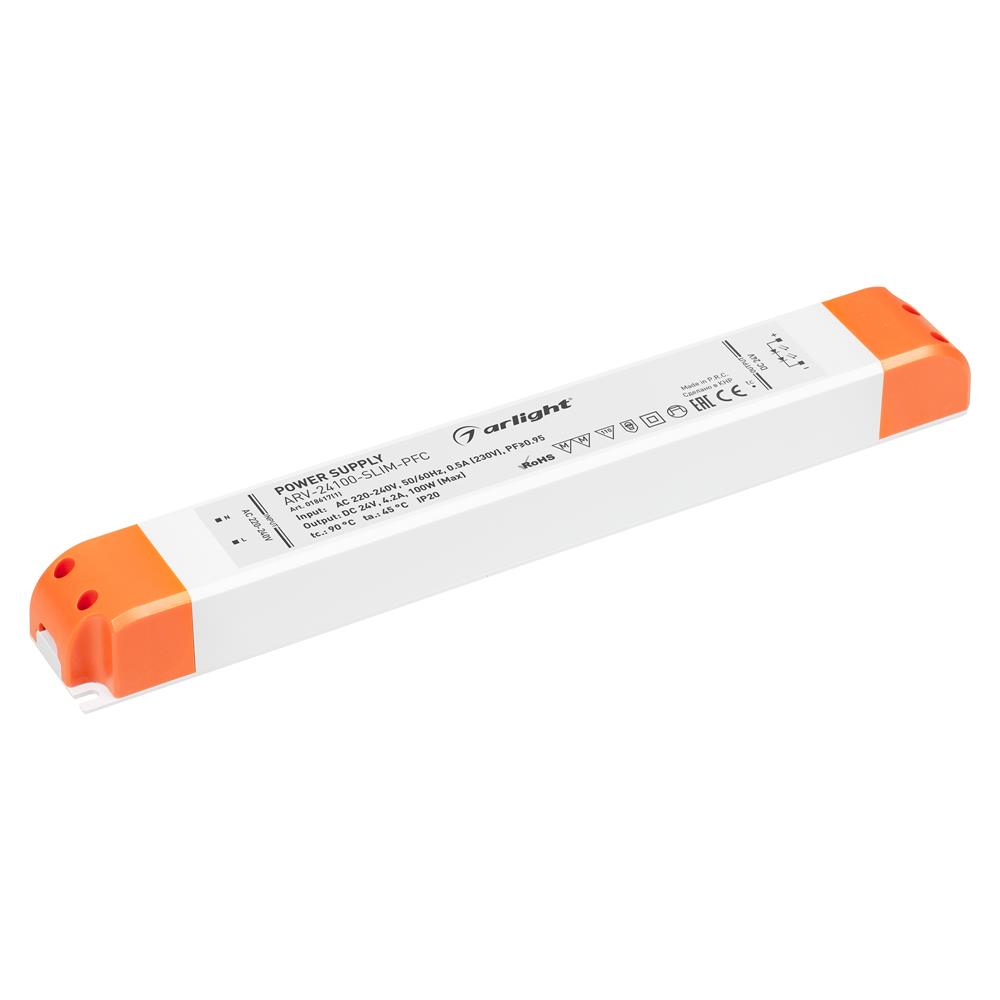 Блок питания Arlight ARV-24100-SLIM-PFC (24V, 4.2A, 100W)