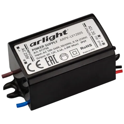 Блок питания Arlight ARPV-LV12005 (12V, 0.4A, 5W)