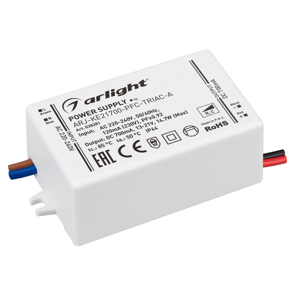 Блок питания Arlight ARJ-KE21700-PFC-TRIAC-A (15W, 700mA)