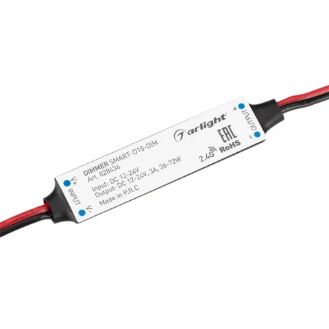 Диммер Arlight SMART-D15-DIM (12-24V, 1x3A, 2.4G)