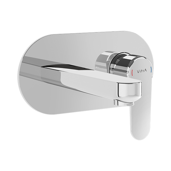 Встраиваемый смеситель для раковины VitrA Root Round, хром