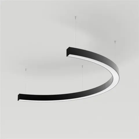 Светильник Arlight SP-LINE-HANG-ARC-C3535-D800-34W Warm3000 (BLACK, 230V)