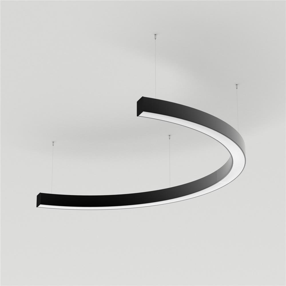 Светильник Arlight SP-LINE-HANG-ARC-C3535-D800-34W Warm3000 (BLACK, 230V)