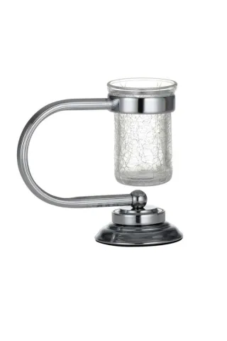 Стакан для зубных щеток Boheme Murano, хром