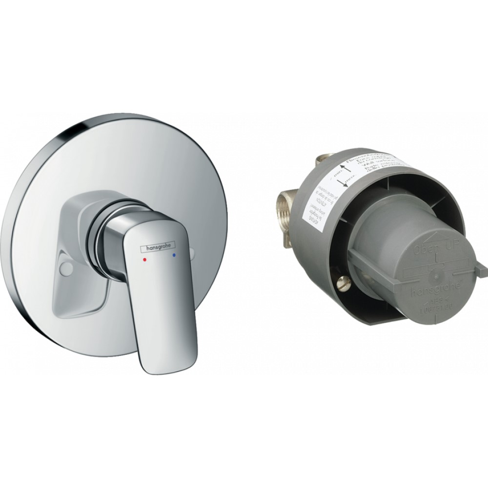 Смеситель Hansgrohe Logis для душа с внутренней частью, хром