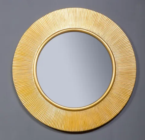 Зеркало с подсветкой Ø82 см ArmadiArt NeoArt Shine, золото