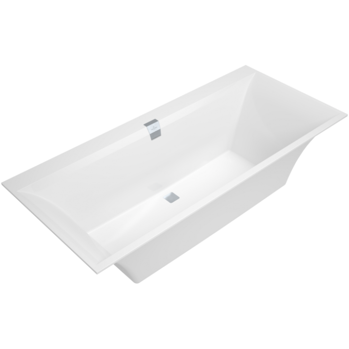 Ванна Villeroy & Boch Squaro Edge 12 180 x 80 см квариловая, альпийский белый