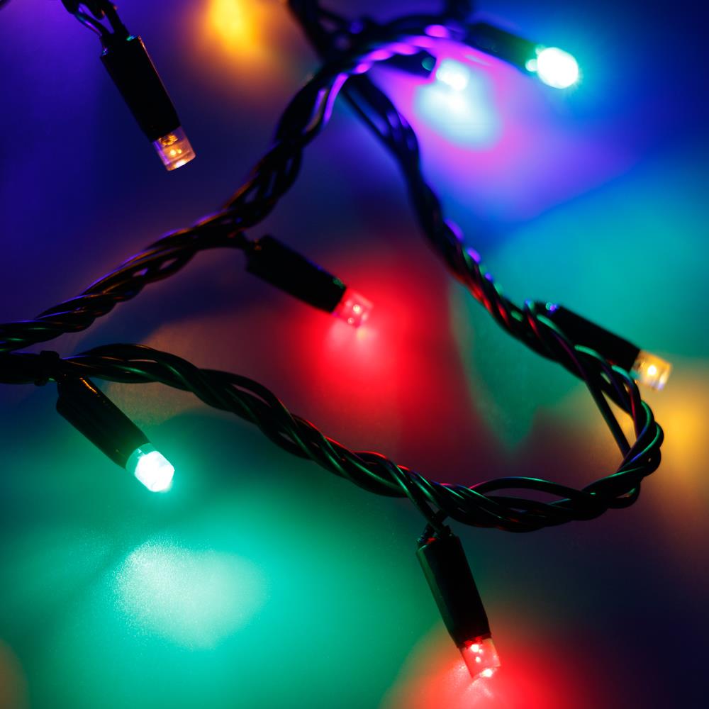 Светодиодная гирлянда Ardecoled ARD-STRING-PRO-10000-BLACK-100LED-LIVE RGB (230V, 7W)