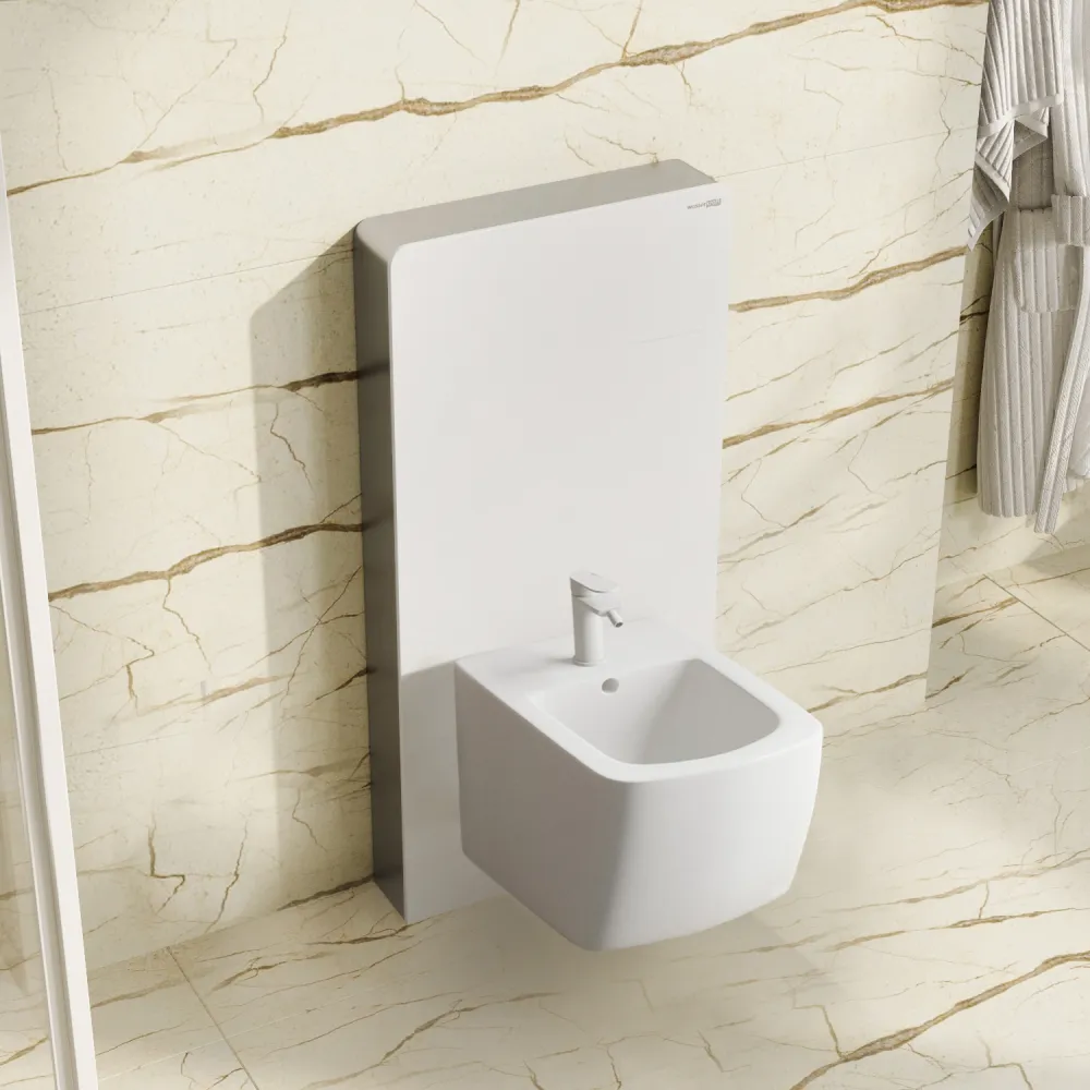 Пристенный модуль системы инсталляции для биде WasserKRAFT Naab 86BDT.050.WH
