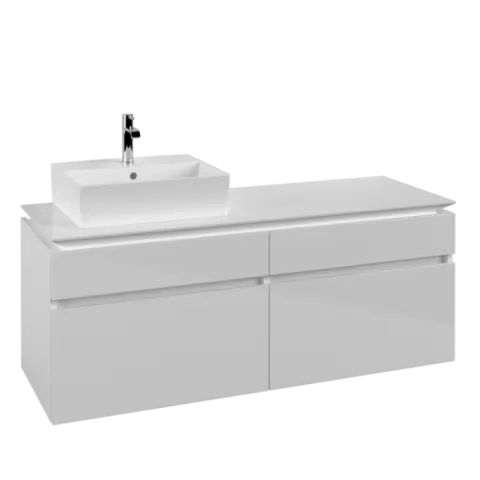 Тумба под раковину Villeroy & Boch Legato, 4 выдвижных ящика, 1400 x 550 x 500 мм, Glossy White