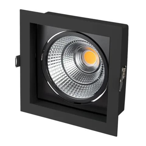 Светильник Arlight CL-KARDAN-S152x152-25W White6000 (BK-BK, 30 deg)
