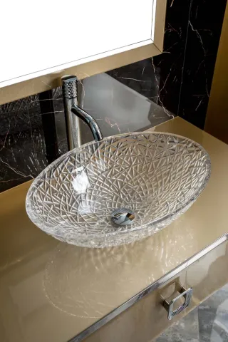 Столешница стеклянная 100 см ArmadiArt Lucido