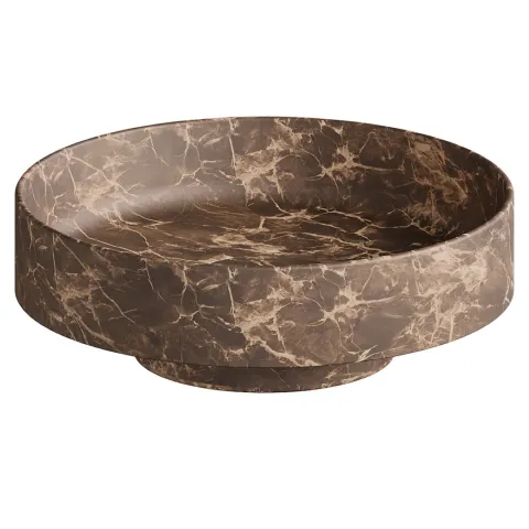 Раковина накладная Ø40 см ArmadiArt Sole Corian