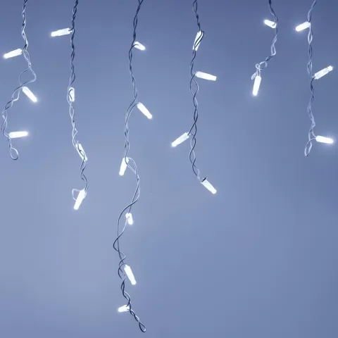 Светодиодная гирлянда Ardecoled ARD-EDGE-CLASSIC-2400x600-WHITE-88LED-MILK-FLASH White (230V, 6W)