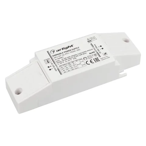 Блок питания Arlight ARJ-SP-36-PFC-TRIAC-INS (36W, 30-52V, 0.5-0.7A)