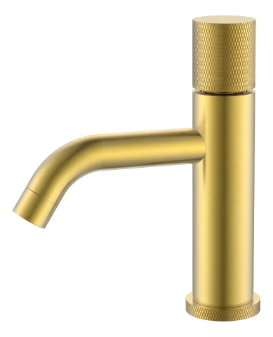 Смеситель для раковины Boheme Stick, золото матовое