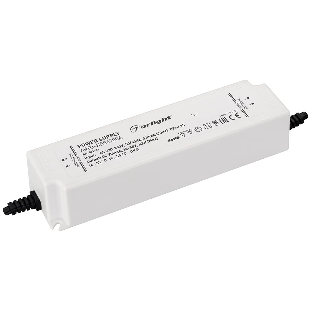 Блок питания Arlight ARPJ-KE86700A (60W, 700mA, PFC)