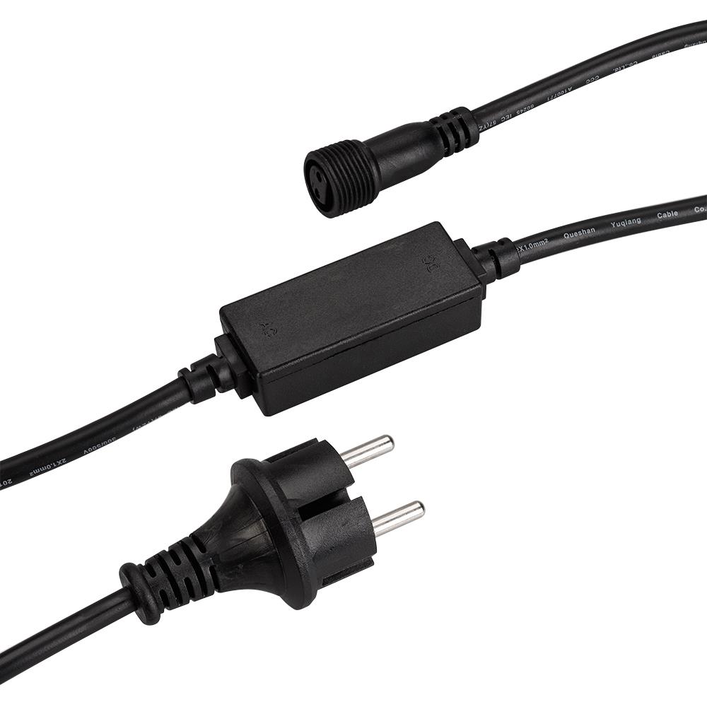 Шнур питания Ardecoled ARD-CLASSIC-FLASH-1.5M Black (230V, 1.6A)