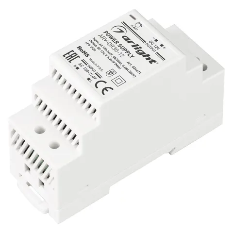 Блок питания Arlight ARV-DR30-12 (12V, 2A, 24W)
