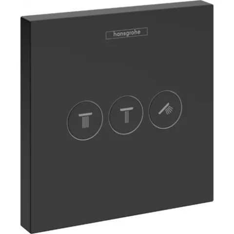 Переключатель потоков Hansgrohe ShowerSelect для душа, чёрный матовый