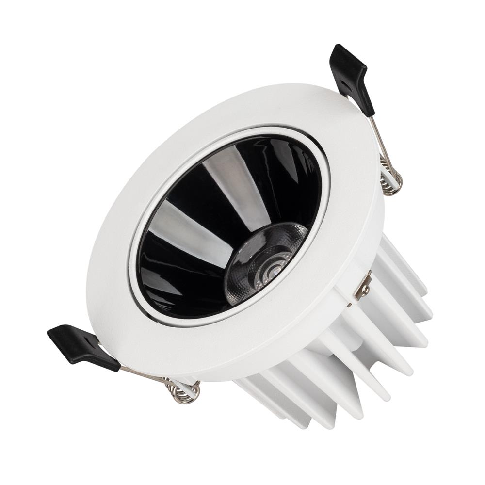 Светильник Arlight MS-FORECAST-BUILT-TURN-R102-12W Day4000 (WH-BK, 32 deg, 230V)