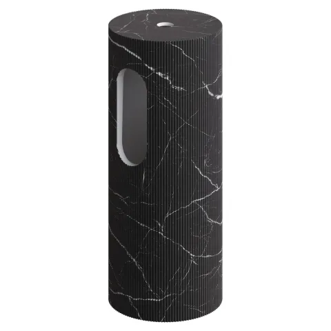 Пьедестал для раковины рифленый ArmadiArt Corian 300*720 Nero Marquina