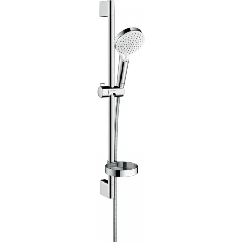 Душевой набор Hansgrohe Crometta Vario и мыльницей Casetta 65, белый/хром