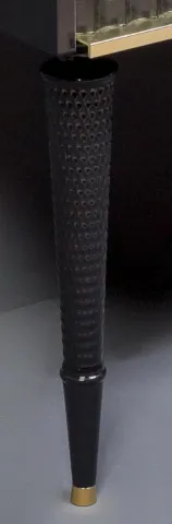 Ножки высокие ArmadiArt Vallessi Avantgarde Denti, 1 пара, чёрный матовый