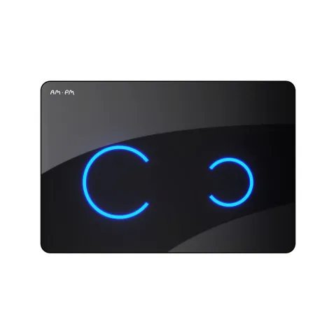Клавиша для инсталляции Touchless Pro, сенсорная бесконтактная, стекло Touch AM.PM Pro, чёрный матовый