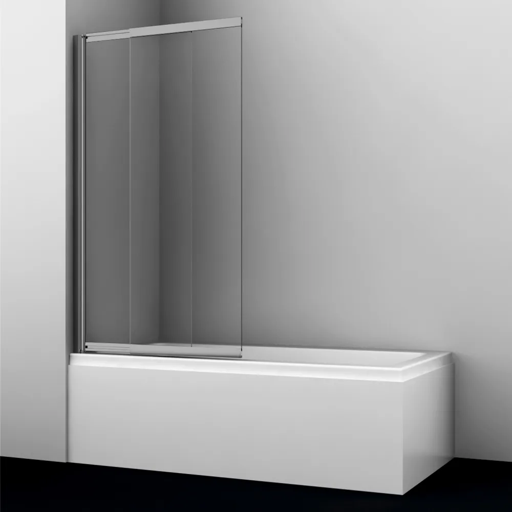 Стеклянная шторка WasserKRAFT Tauber 64S02-80 WS