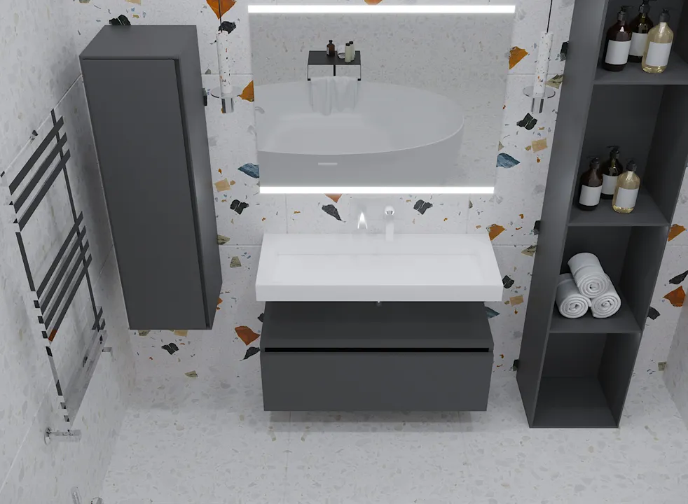 Тумба под столешницу 100 см ArmadiArt Vallessi Uno-S