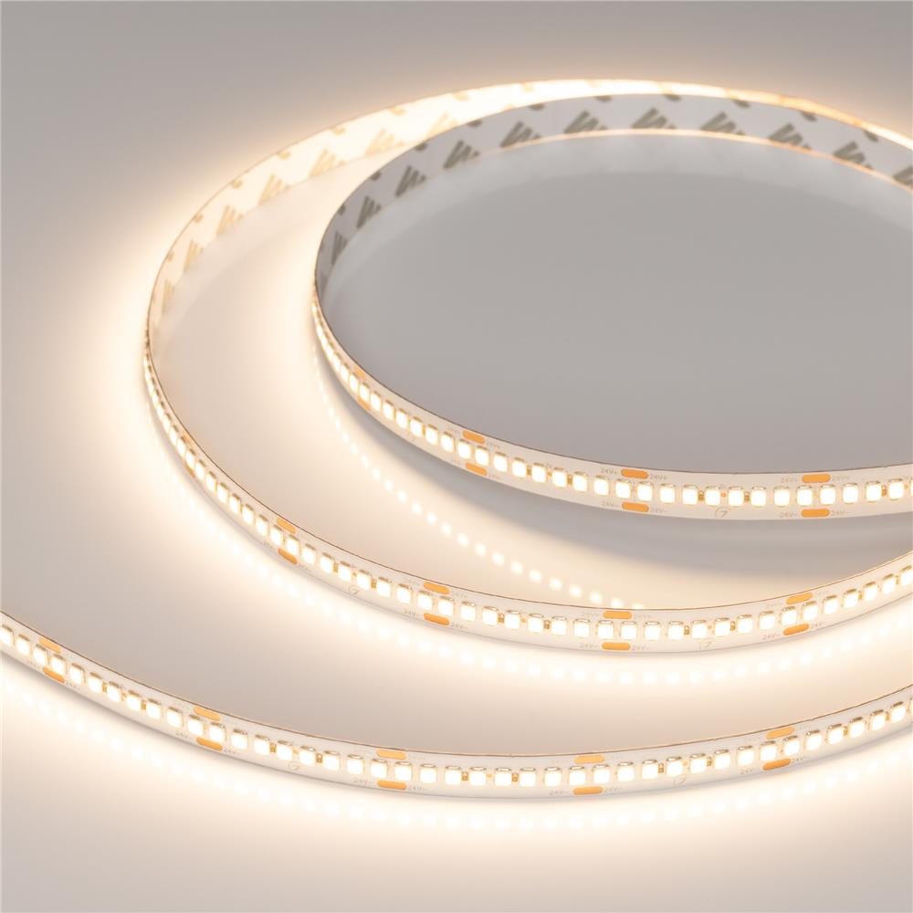 Светодиодная лента Arlight RT-A240-10mm 24V Warm3000 (22 W/m, IP20, 2835, 5m)