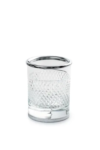Стакан для зубных щеток Boheme Aura, хром