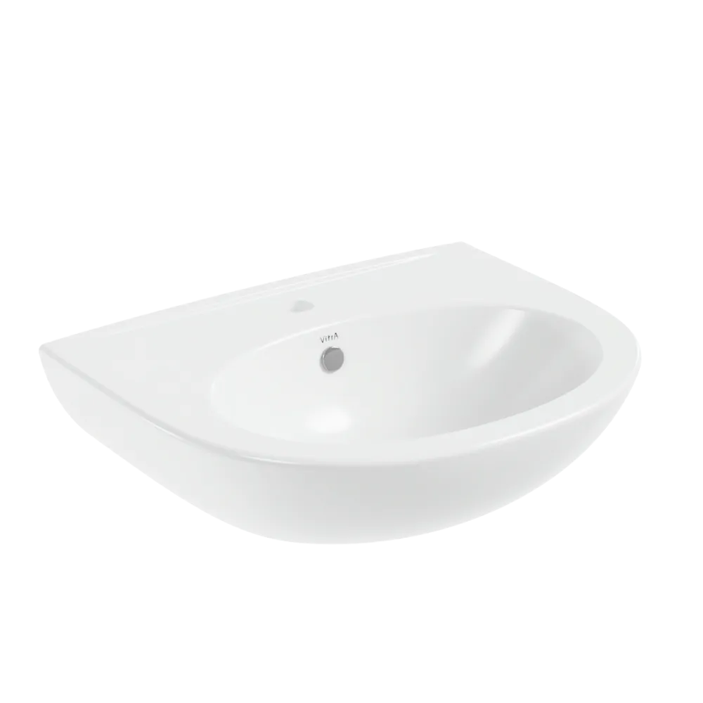 Раковина накладная VitrA Zentrum, 60 x 47, белая, антибактериальное покрытие Hygiene, белый