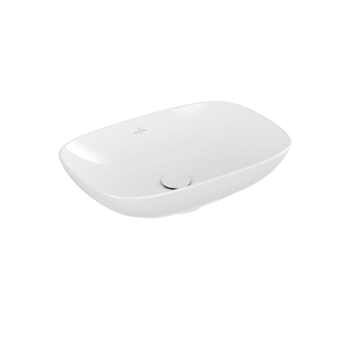 Раковина накладная Villeroy & Boch Loop&Friends 56 x 38 см, альпийский белый