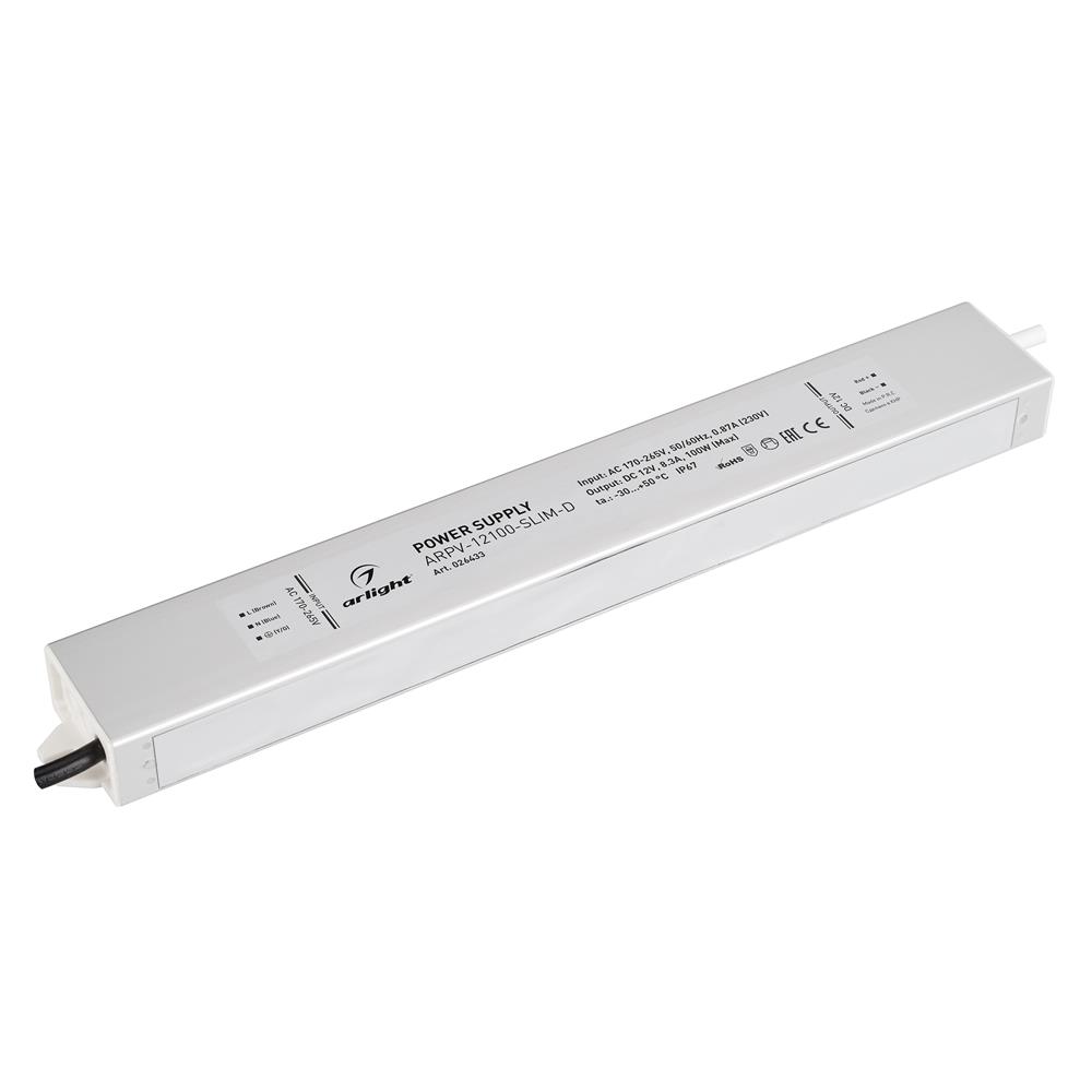 Блок питания Arlight ARPV-12100-SLIM-D (12V, 8.3A, 100W)