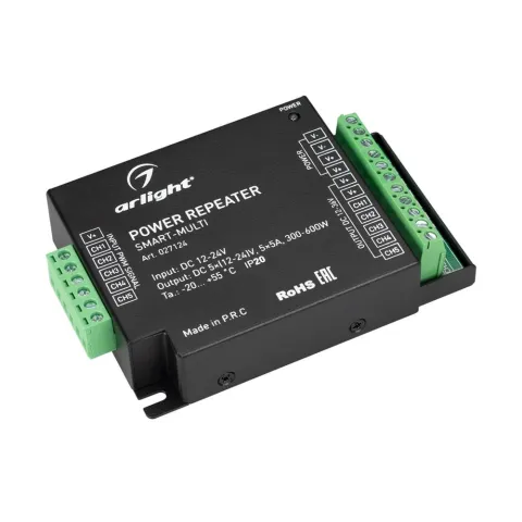 Усилитель Arlight SMART-MULTI (12-24V, 5x5A)